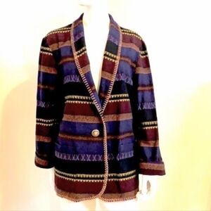 Vintage David Paul Southwest “Blanket” Blazer